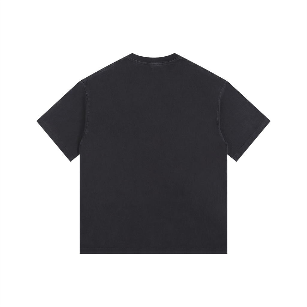 City of Cats Vintage Washed Oversized T-Shirt – Blue